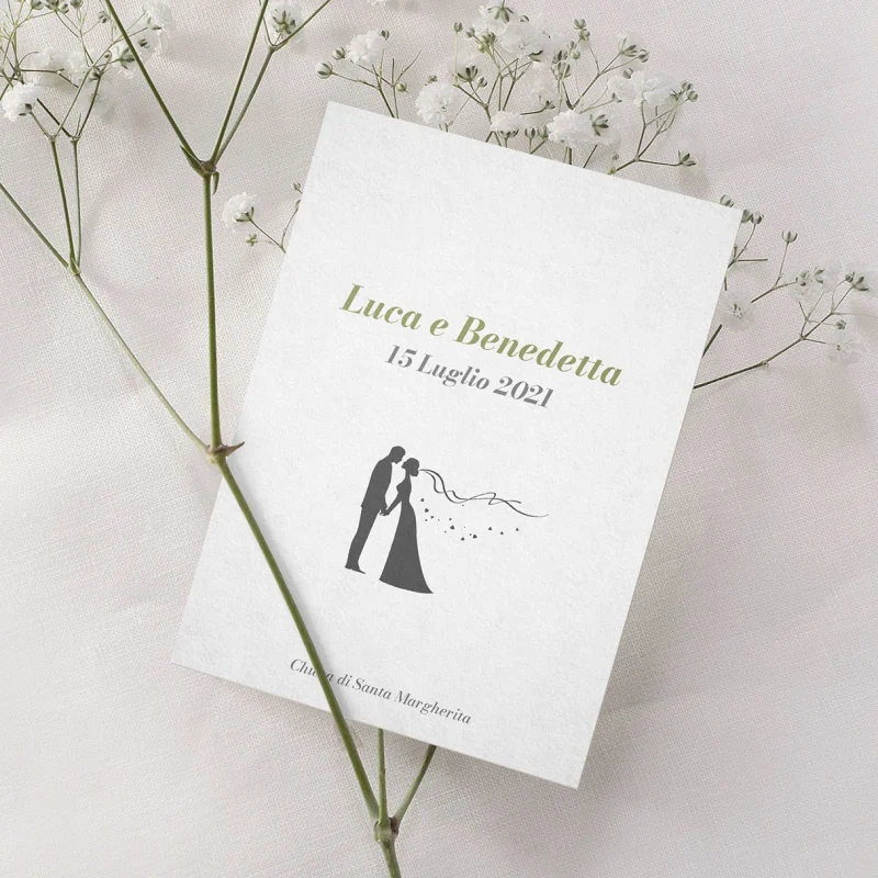 Libretti messa matrimonio personalizzati